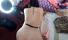 Rica flaca swallows and begs for hard sex before husband arrives