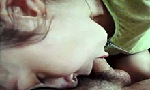 shy gf gets cum on tits in college 😏