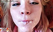 tiny beauty blowjobs big cock boyfriend and hard doggy sex closeup