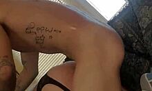 Petite Brunette Wife Bent Over In Doggystyle For Creampie Orgasm