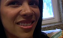 I bent over in missionary for that big cock and took his cum for cash from the neighbor