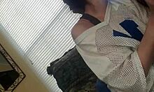 Petite Brunette Wife Bent Over In Doggystyle For Creampie Orgasm