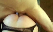 Petite Brunette Wife Bent Over In Doggystyle For Creampie Orgasm