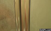 Latina Brunette Teen's Soapy Orgasm Shakes Her in the Shower