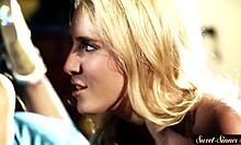 Watch this teen beauty get doggystyled in a wild foursome?