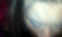 she sucks my cock with huge tits