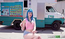 petite teen jewelz blu gives pov blowjob to mike mancini