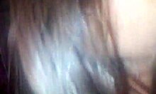 she sucks my cock with huge tits