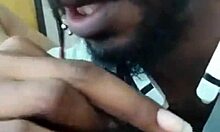 Ebony milf wife gets her wet pussy sucked in close-up homemade reality orgasm scene