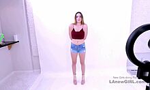 striking teen 18+ sucks big cock and gets roughly penetrated