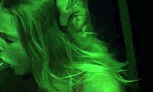 Teen threesome with squirt and strip fun