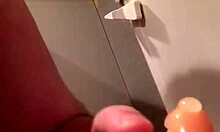 young gay chub sucks and rides dildo