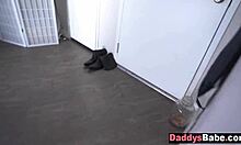 Daughter gets caught practicing blowjobs on dildo with father-in-law and uncle