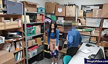 So this tight teen thief taylor may got caught and nailed hard in reality