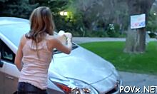 this sexy teen shows off her impressive fucking skills with blowjobs and missionary.