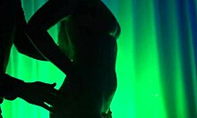 This couple enjoys dirty sex nights with big natural tits