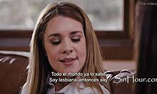 Wow, Lesbian Teens Scissoring Hard with Spanish Subs!