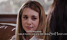Wow, Lesbian Teens Scissoring Hard with Spanish Subs!