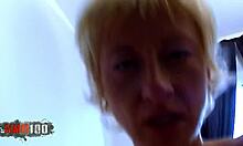 skinny czech blonde noemi asks, want to fuck my tight pussy in stockings?