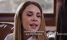 Wow, Lesbian Teens Scissoring Hard with Spanish Subs!