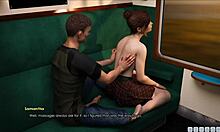 Petite teen 18+ gets anal on train with huge cock guy 😈