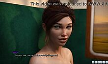 Petite teen 18+ gets anal on train with huge cock guy 😈