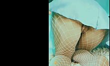 Alicebong solo at home showing off teen pussy