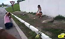 Jeniffer Matrix Teases Brazilian Curves Behind Scenes with Nego Catra in Amateur Pornstar Fun