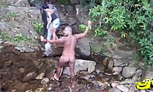 Jeniffer Matrix Teases Brazilian Curves Behind Scenes with Nego Catra in Amateur Pornstar Fun