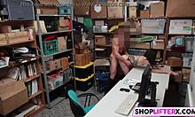 naughty teen 18+ sneaks into shop and gets caught with big cock 😈