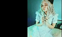 Alicebong solo at home showing off teen pussy