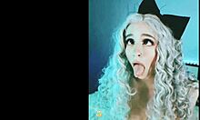 Alicebong solo at home showing off teen pussy