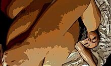 The brazilian latina doll moans loudly as the monster cock stretches her big ass, cumming hard in the intense scene