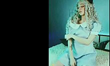 Alicebong solo at home showing off teen pussy