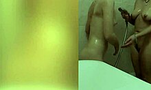 Depraved bitches suck dicks in bathroom!