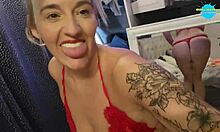 Hot Milf Records Herself In Sexy Underwear For Rough Fun