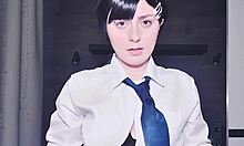 Kobeni engages in a double penetration scene for freedom in Chainsaw Man.