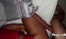 Wife shares her pussy with two men in a steamy group double penetration