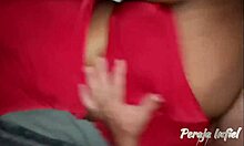 Wife shares her pussy with two men in a steamy group double penetration