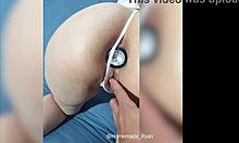 Staying alone with neighbor, asking to see her big ass