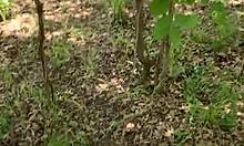 Random Jogger Deepthroats Brunette And Blonde Teens On Hiking Trail POV