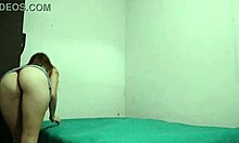 latina lesbian amateurs explore monster cocks in bed making session