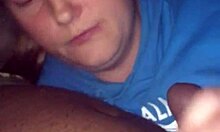 white slut cheats on husband with interracial doggystyle and handjob 😈