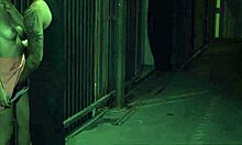 Natural Hairy Prostitute Bound and Dominated Outdoors by Rough Guys