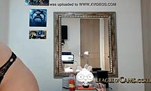 Tattooed Goth Goddess Shows Off Shaved Body in Hot Webcam Orgasm