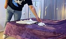 You caught me stealing panties, now blackmail me for a creampie?