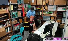 i can't believe this lp officer showed no mercy at work with his big cock