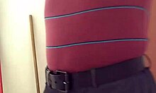 Modeling in Panties at a Fun Party