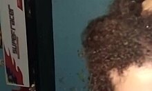 Latina friend in lingerie gets blowjob and sex recorded on phone to become pornstar girlfriend