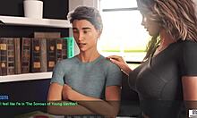 Cheating wife and stepmother in 3D hentai animation with big tits and boobs